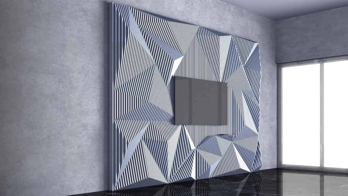 Perete parametric PT007, lemn [2]