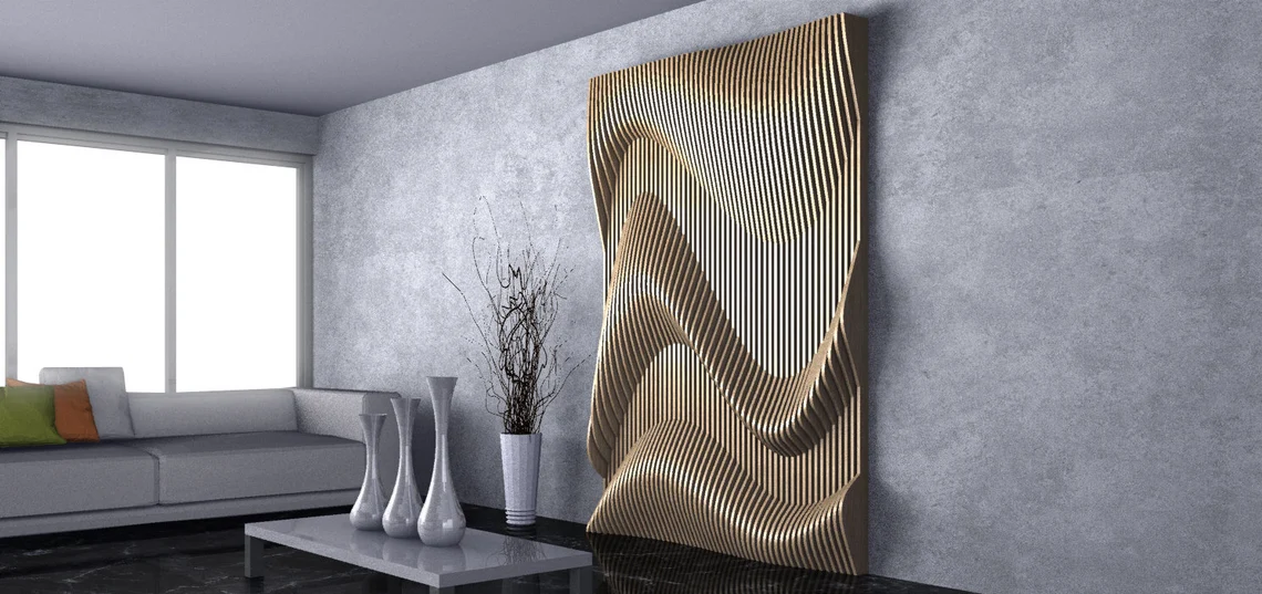 Pereti parametrici - Perete parametric PT008, lemn