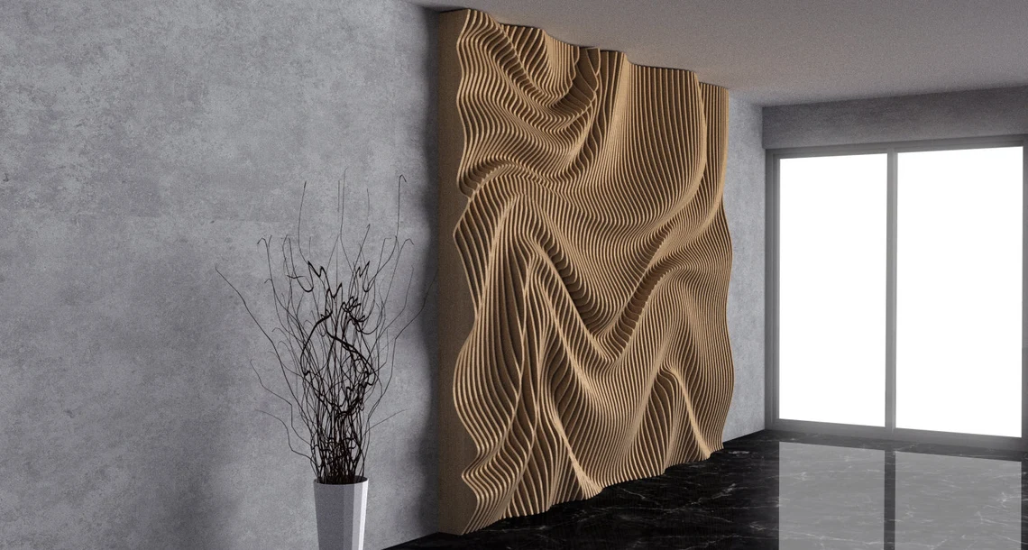 Pereti parametrici - Perete parametric PT009, lemn