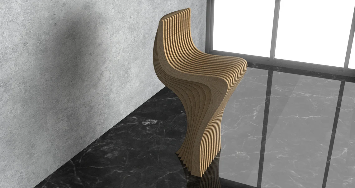 Scaune - Scaun parametric SP003, lemn