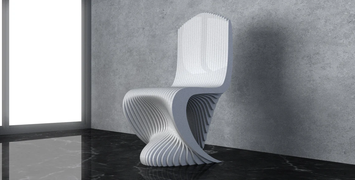 Scaun parametric SP006, lemn [5]