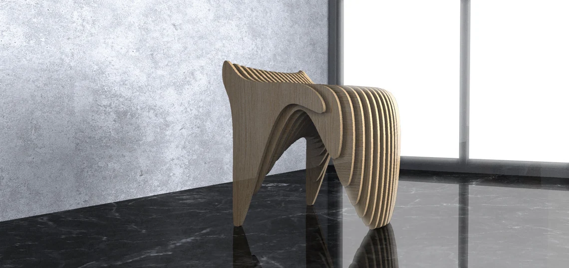 Scaune - Scaun parametric SP007, lemn