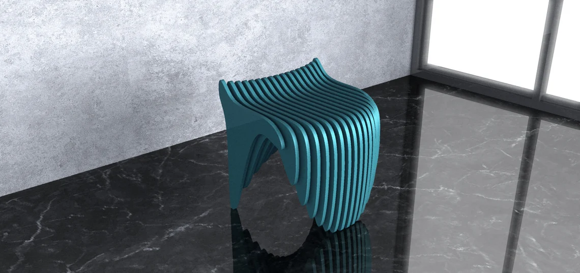 Scaun parametric SP007, lemn [5]