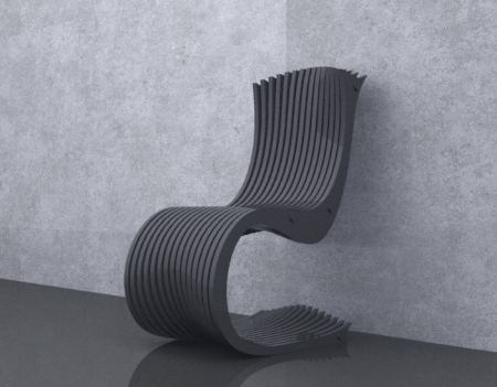 Scaun parametric Throne III, lemn [2]