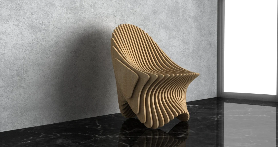 Scaun parametric SP004, lemn [5]