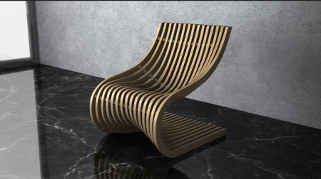 ACASA - Scaun parametric Throne V, lemn