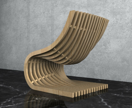 Scaun parametric Throne V, lemn [2]