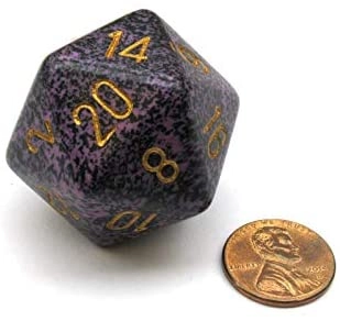 Zar D20 mare: Speckled 34mm Loose Dice (1 buc) [2]