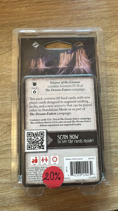 Arkham Horror The Card Game: Weaver Of The Cosmos (Extensie) - EN [4]