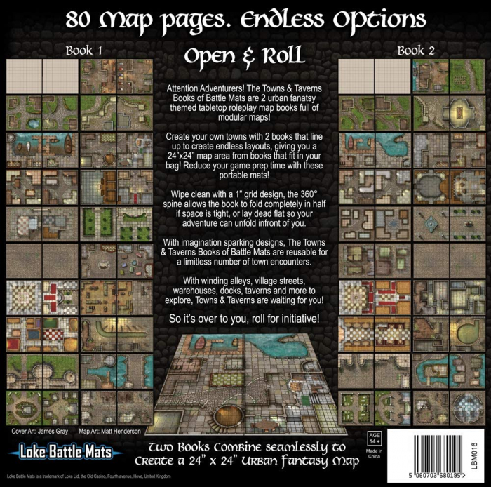 Books of Battle Mats: Towns & Taverns - EN [3]