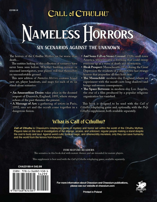 Call of Cthulhu RPG - Nameless Horrors - EN [3]