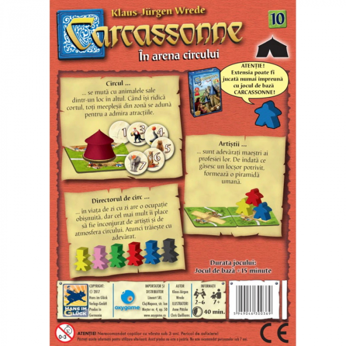 Carcassonne Extensia 10 - In Arena Circului (Extensie) - RO [2]