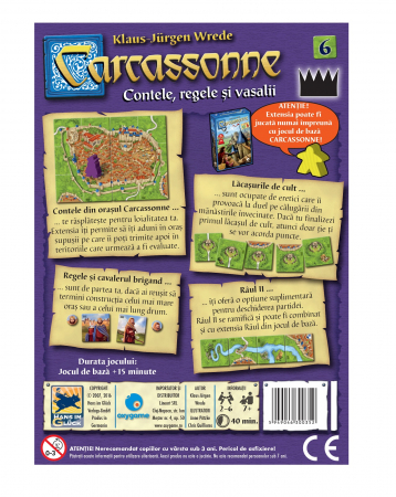 Carcassonne Extensia 6 - Contele, regele și vasalii (Extensie) - RO [2]