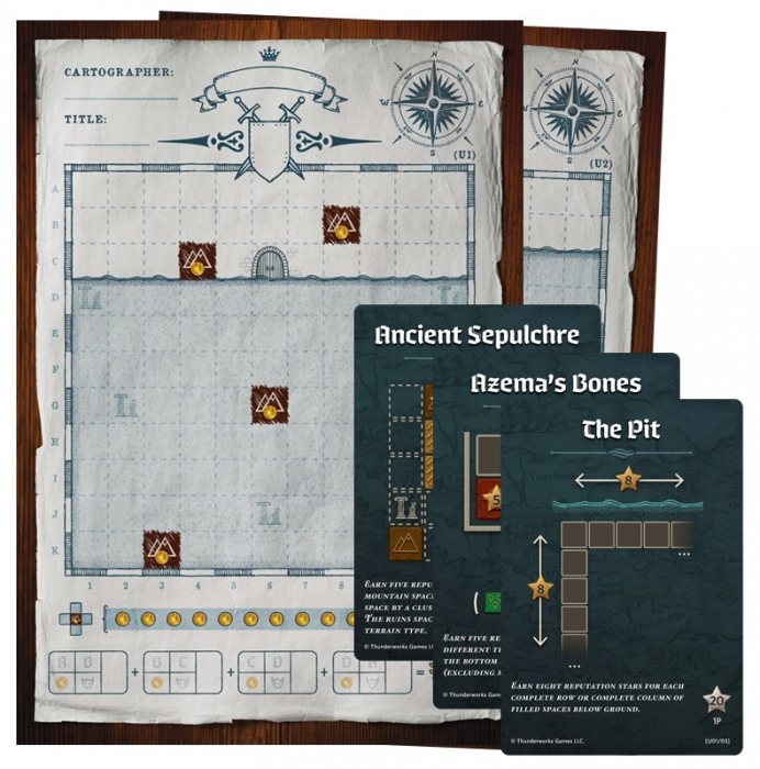 Cartographers Heroes Map Pack 3 - Undercity (Extensie) - EN [2]