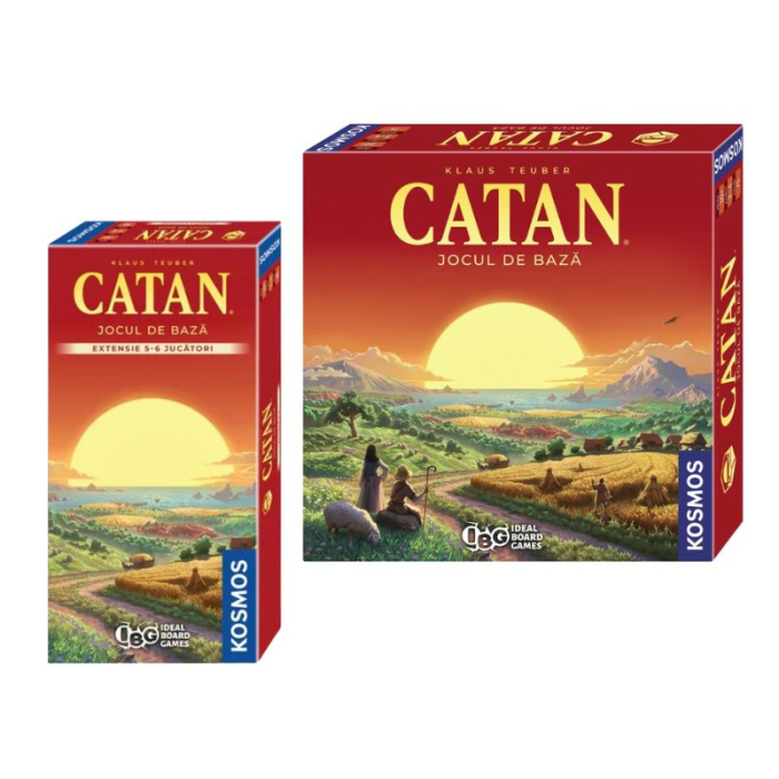 Catan jocul de bază + Extensia 5/6 Jucători - Editia 2025 -  Promo Pack [1]