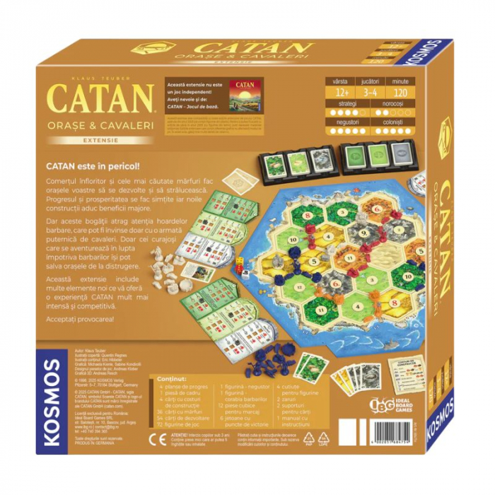 Catan - Orașe și Cavaleri 3/4 - Ediția 2025 (Extensie) - RO [2]
