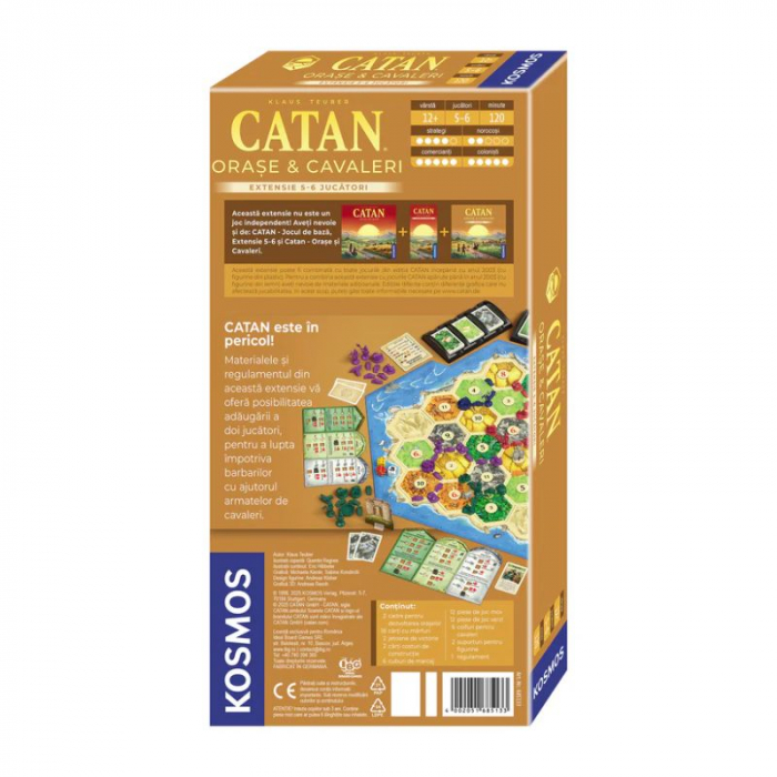 Catan - Orașe și Cavaleri 5/6  - Ediția 2025 (Extensie) - RO [2]