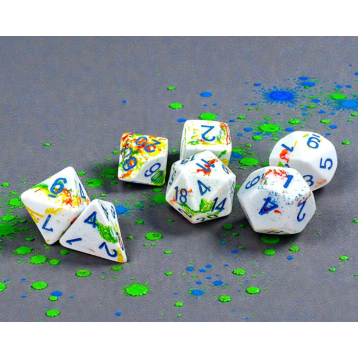Chessex Brush Polyhedral Breezy/blue (7 dice) [4]