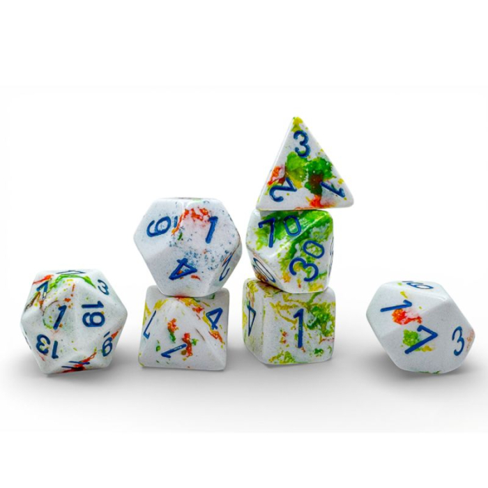 Chessex Brush Polyhedral Breezy/blue (7 dice) [2]