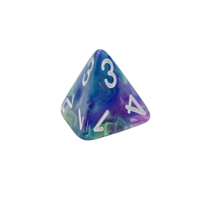 Chessex Festive Mega-hedral Dice Set Waterlily/white (7 dice) [3]