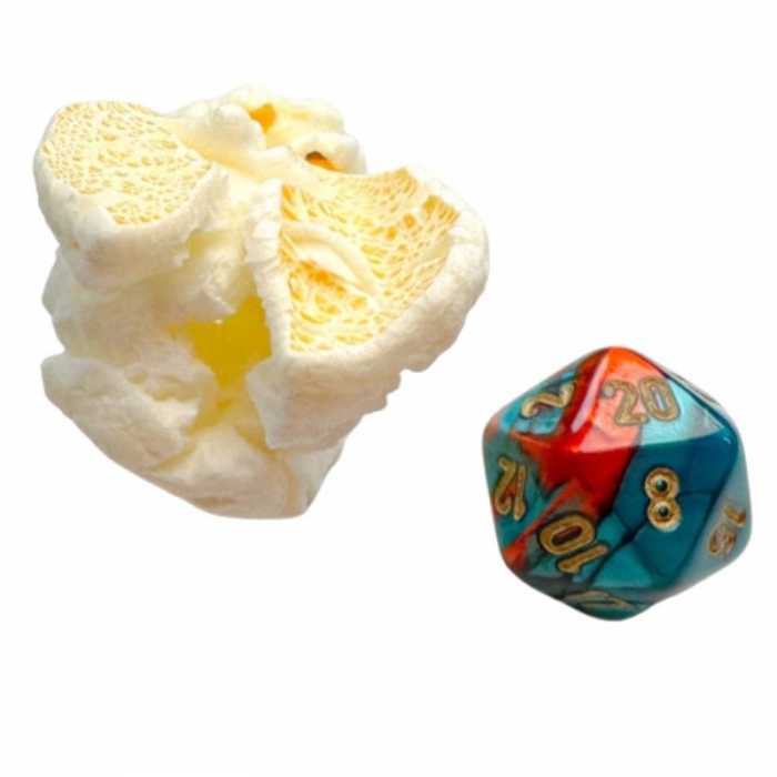 Chessex Gemini Mini-Polyhedral Dice Set Red-Teal/gold (7 dice) [2]