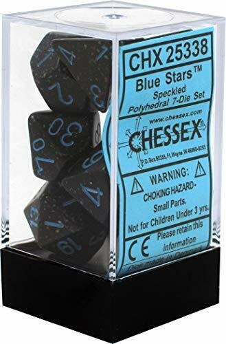 Chessex Speckled Polyhedral Dice Set Blue Stars (7 dice) [3]