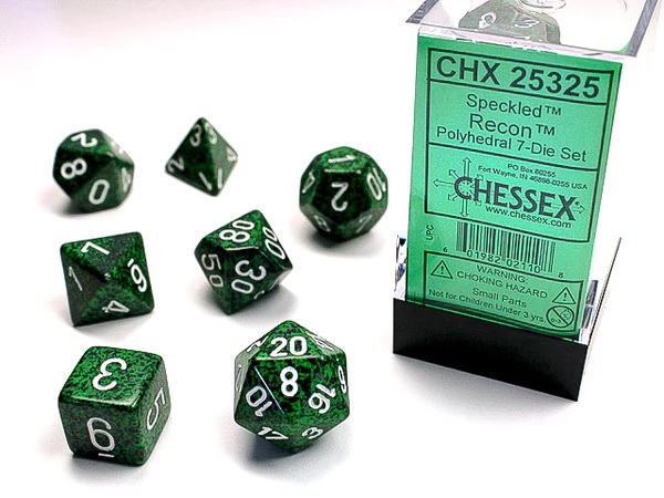 Chessex Speckled Polyhedral Dice Set Recon (7 dice) [4]