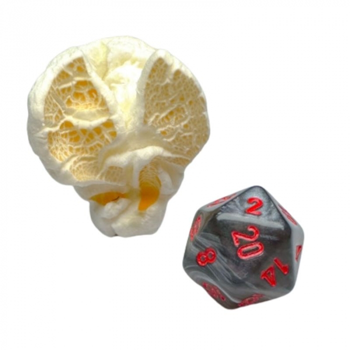 Chessex Velvet Mini-Polyhedral Dice Set Black/red (7 dice) [2]