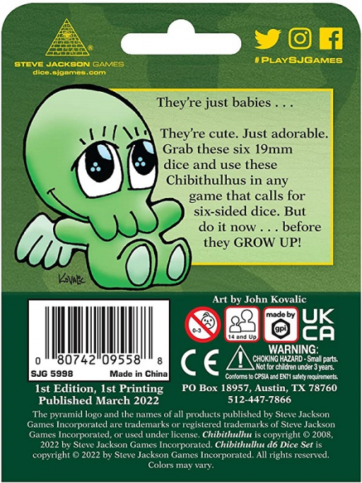 Chibithulhu D6 Dice Set [2]