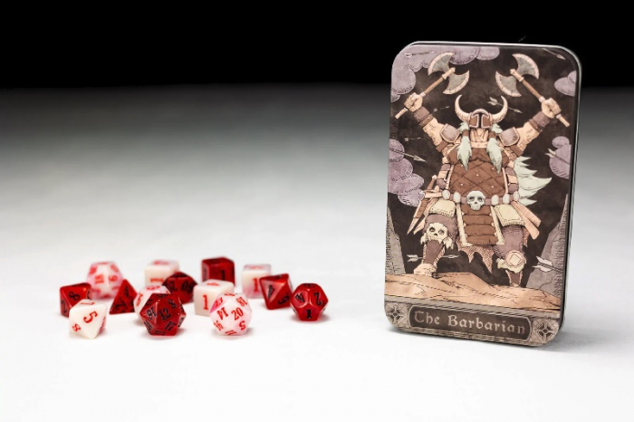 Class-Specific Dice Set Barbarian (Pathfinder and 5E) [2]
