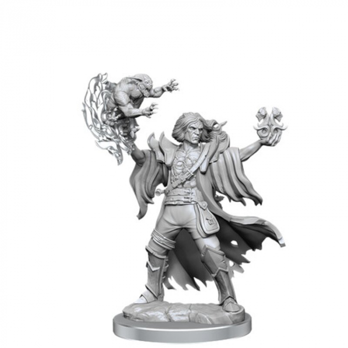 D&D Frameworks Miniature: Human Warlock Male [2]