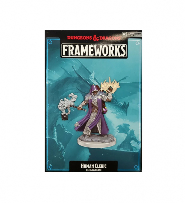 D&D Frameworks Miniature: Human Cleric Male [4]