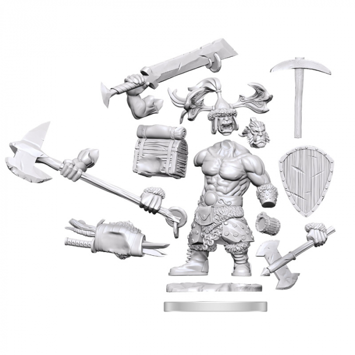 D&D Frameworks Miniature: Orc Barbarian Male [2]