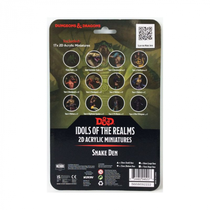 D&D Idols of the Realms 2D Set: Scales & Tails - Snake Den [2]