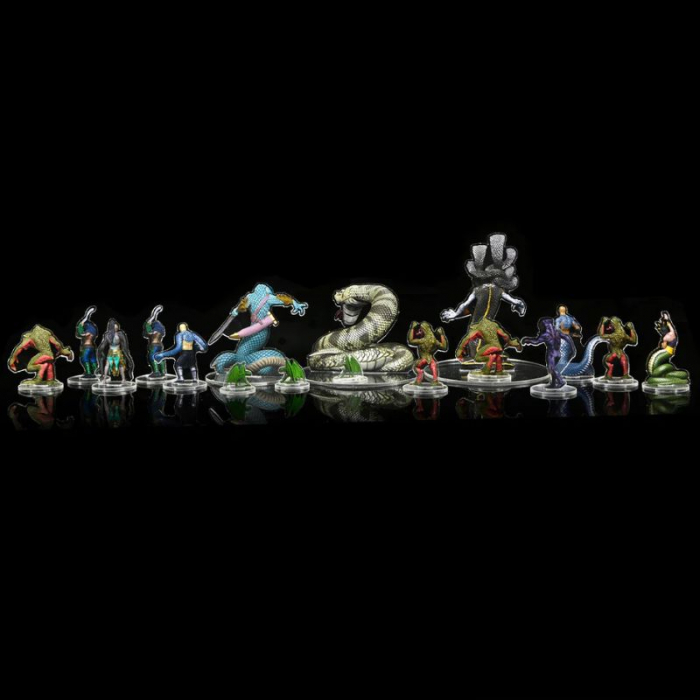 D&D Idols of the Realms 2D Set: Scales & Tails - Snake Den [4]