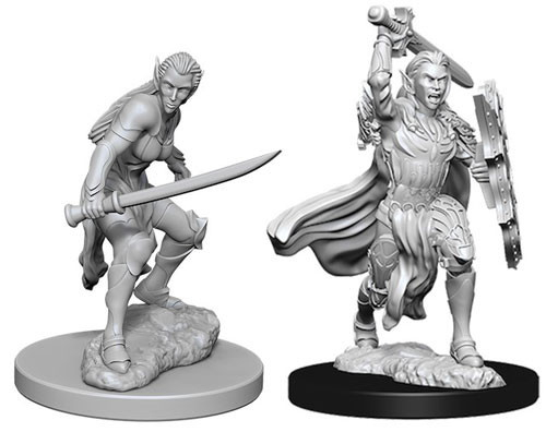 D&D Nolzur's Marvelous Unpainted  Miniatures: Female Elf Fighter [2]
