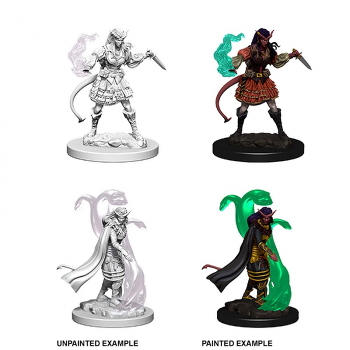 D&D Nolzur's Marvelous Unpainted Miniatures: Tiefling Female Sorcerer (W4) [2]