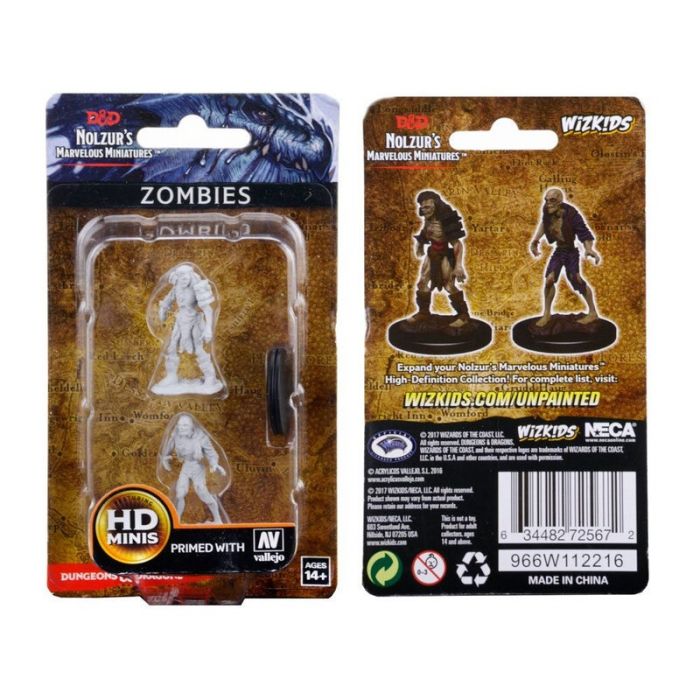 D&D Nolzur's Marvelous Unpainted Miniatures: Zombies (W1) [2]