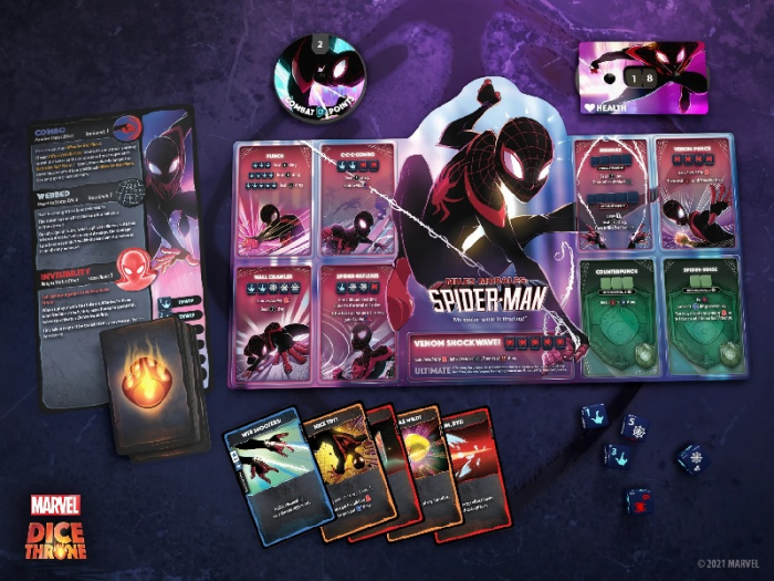 Dice Throne Marvel 4-Hero: Box - Scarlet Witch vs Thor vs Loki vs Spider-Man - EN [6]