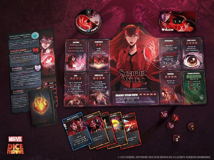 Dice Throne Marvel 4-Hero: Box - Scarlet Witch vs Thor vs Loki vs Spider-Man - EN [4]