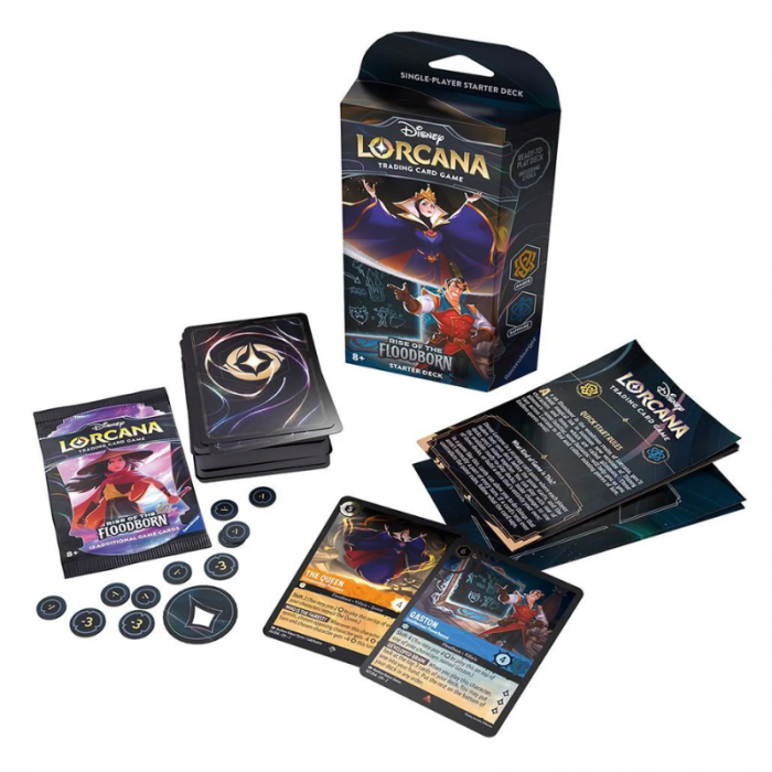 Disney Lorcana TCG - Rise of the Floodborn Starter Deck: The Queen and Gaston - EN [2]