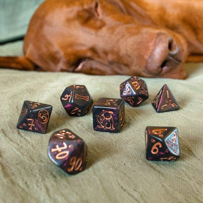 Dogs Modern Dice Set - Luna [3]