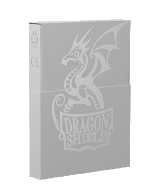 Dragon Shield Cube Shell - Ashen White 15+ (8 buc) [2]