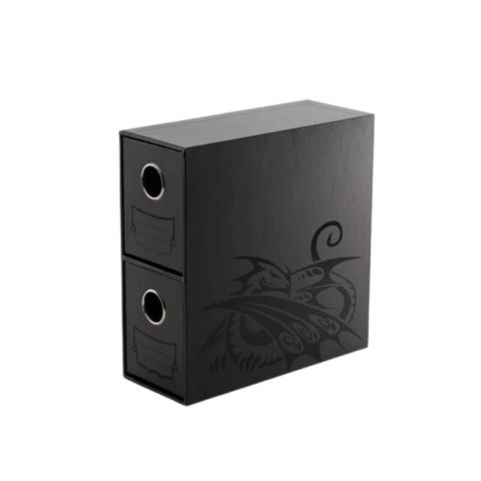 Dragon Shield Fortress Card Drawers 2 - Vertical - Black [2]