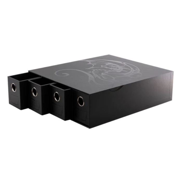 Dragon Shield Fortress Card Drawers 4 - Horizontal - Black [2]