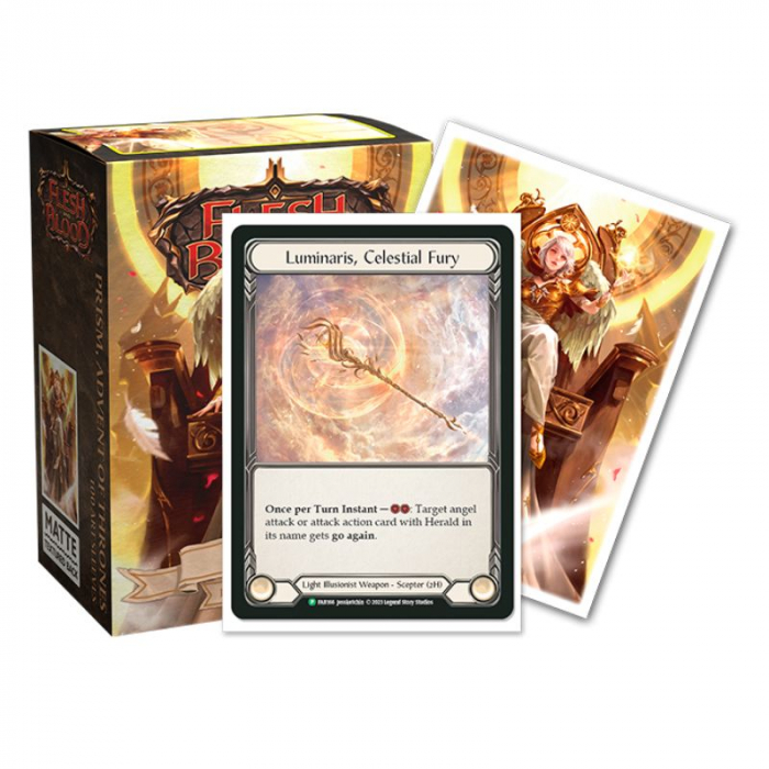 Dragon Shield Matte Art Sleeves - Flesh and Blood: Prism Advent of Thrones 63x88mm (100 buc) [2]