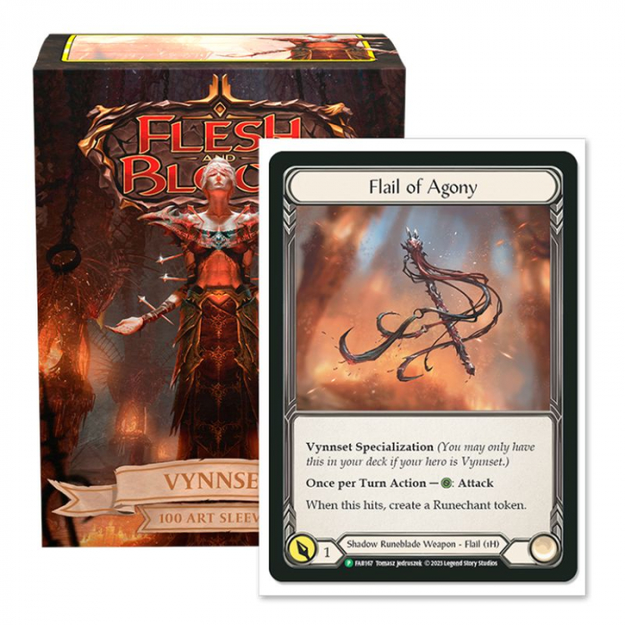 Dragon Shield Matte Art Sleeves - Flesh and Blood: Vynnset 63x88mm (100 buc) [4]