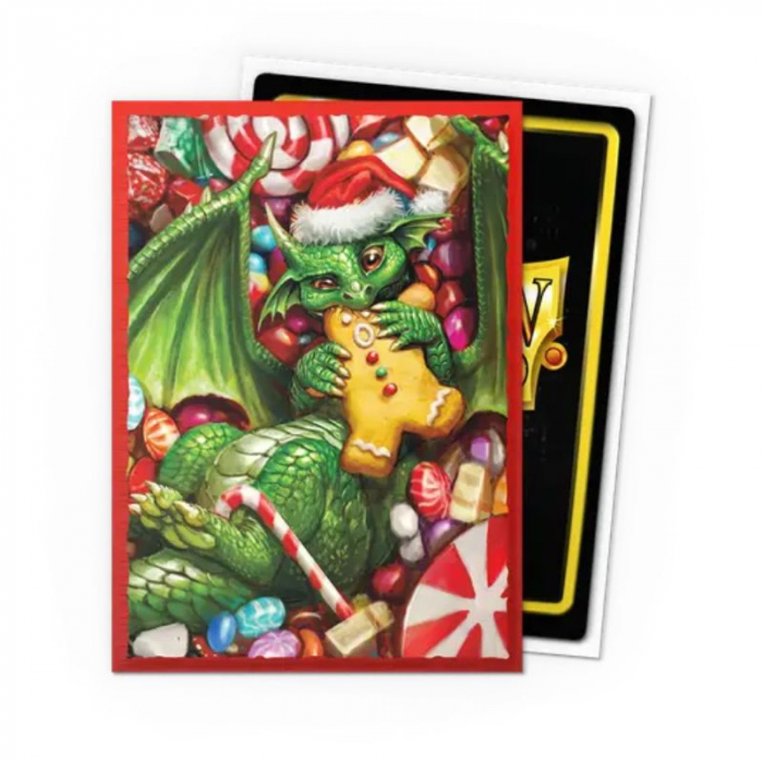 Dragon Shield Standard Brushed Art Sleeves - Christmas 2024 63x88mm (100 buc) [2]