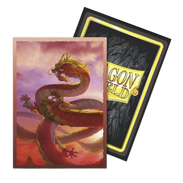 Dragon Shield Standard Sleeves - Brushed Art Year of the Wood Dragon 2024 63x88mm (100 buc) [2]