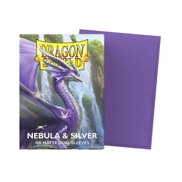 Dragon Shield Standard Sleeves - Matte Dual Nebula & Silver 63x88mm (100 buc) [2]